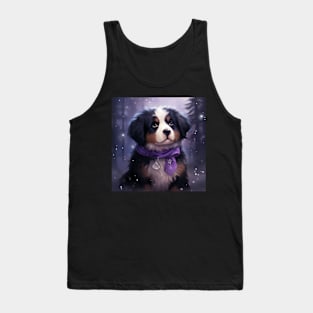 Bernese In Snow Tank Top